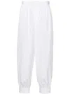 Hed Mayner Poplin Straight-leg Trousers In White