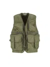 Hed Mayner Sleeveless Utility Jacket With Front Zip