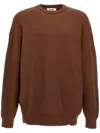 Hed Mayner Twisted Sweater In Brown
