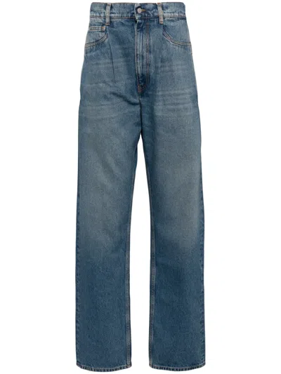 Hed Mayner Cotton Denim Jeans In Blue