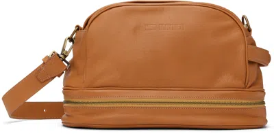 Hed Mayner Tan Travel Bag In Ha817-252