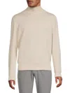 Hedge Men's Quarter Zip Pullover In Creamery