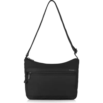 Hedgren Harpers Rfid Water Repellent Shoulder Bag In Black