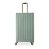 Hedgren Hedge Glossy Large Expandable Spinner Checked Bag In Green