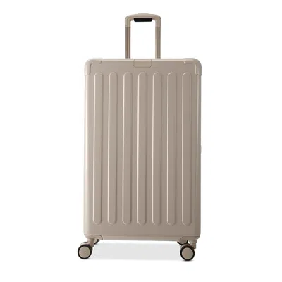 Hedgren Hedge Glossy Large Expandable Spinner Checked Bag In Purple