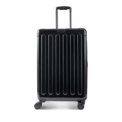 Hedgren Hedge Nostos Glossy Medium Spinner Checked Bag In Black