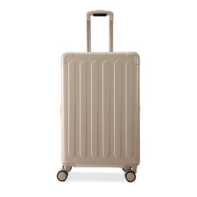 Hedgren Hedge Nostos Glossy Medium Spinner Checked Bag In Neutral