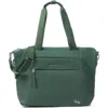 Hedgren Kicho Rfid Laptop Tote In Duck Green