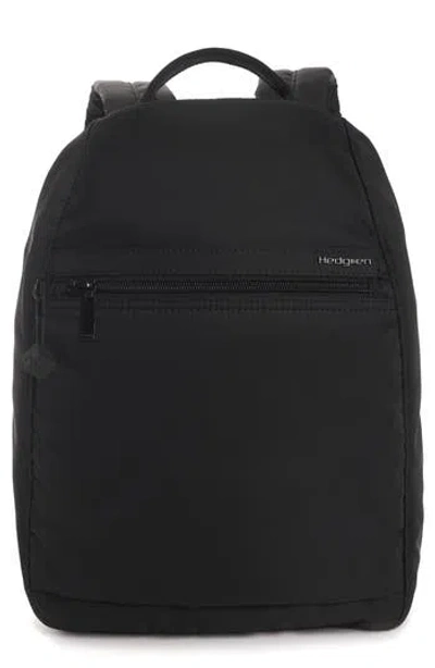 Hedgren Large Vogue Water Repellent Rfid Backpack In Black