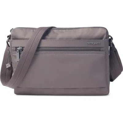 Hedgren Medium Eye Rfid Water Repellent Shoulder Bag In Brown