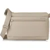 Hedgren Medium Eye Rfid Water Repellent Shoulder Bag In Cashmere Beige