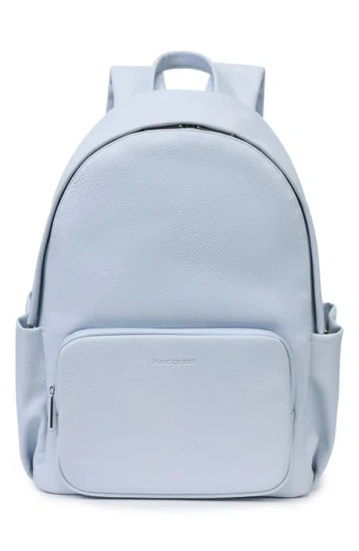 Hedgren Nostos Faux Leather Adult Backpack In Aither Blue