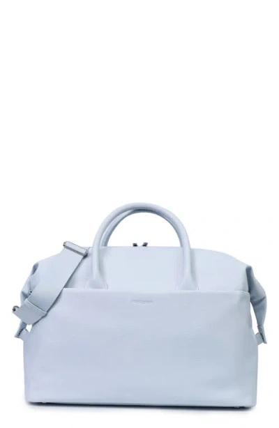 Hedgren Nostos Faux Leather Weekend Travel Bag In Aither Blue
