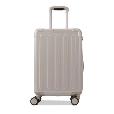 Hedgren Nostos Glossy Carry-on Spinner In Nude