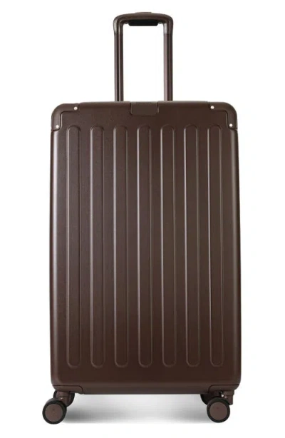 Hedgren Nostos Matte Large Spinner Suitcase In Espresso