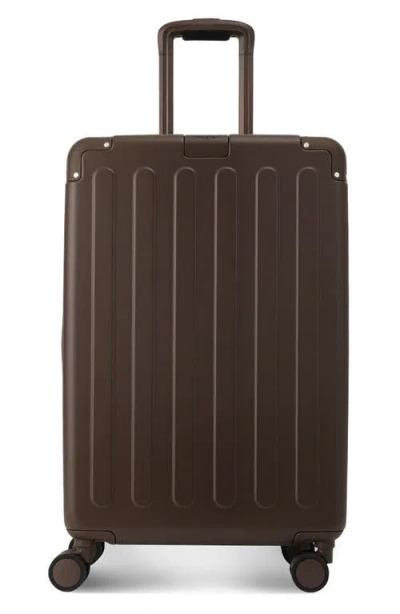 Hedgren Nostos Matte Medium Spinner Suitcase In Espresso