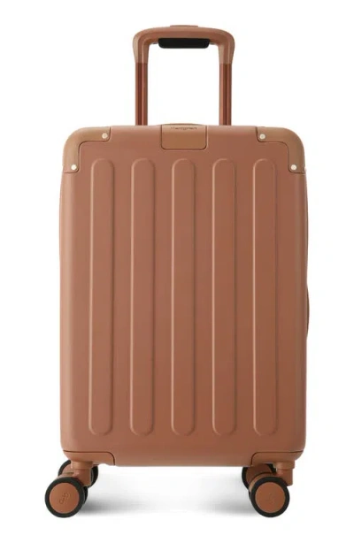 Hedgren Nostos Matte Spinner Carry-on In Brown