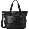 Hedgren Puffer Water Repellent Tote In Black