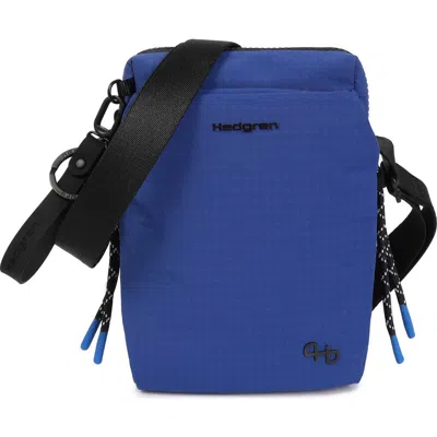 Hedgren Sipho Water Repellent Crossbody Bag In Blue