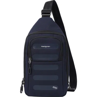 Hedgren Sling Bag With Rfid-blocking Pocket In Blue