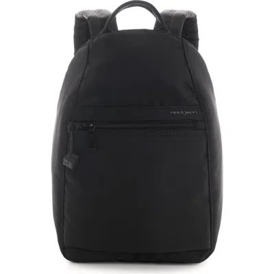 Hedgren Small Vogue Water Repellent Rfid Backpack In Black