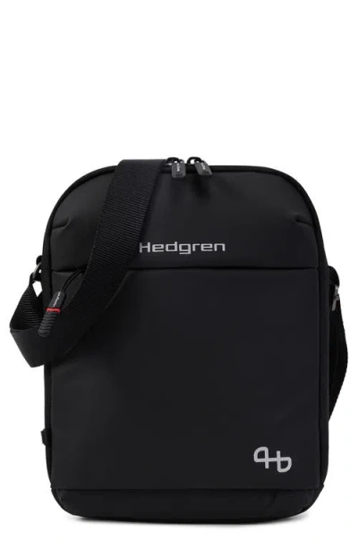 Hedgren Walk Rfid Water Repellent Crossbody Bag In Black