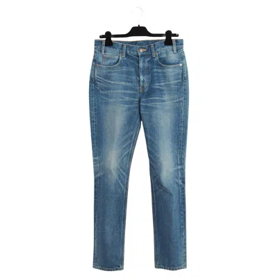 Pre-owned Hedi Slimane Céline Jean Tess Fr40 Slim Denim Washed Pants Jeans Us29 By  Celine In Gray
