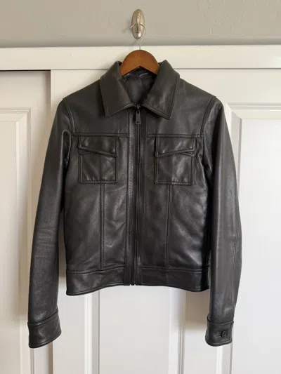 Pre-owned Hedi Slimane Stud Homme Cross Pocket Jacket In Black