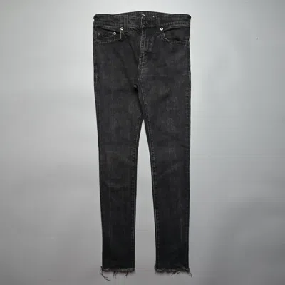 Pre-owned Hedi Slimane X Saint Laurent Paris - Aw16 Runway Raw Hem Skinny Jeans