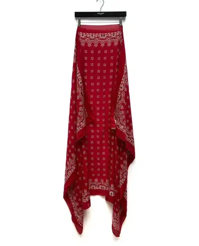 Pre-owned Hedi Slimane X Saint Laurent Paris 14aw Bandana Scarf In Multi