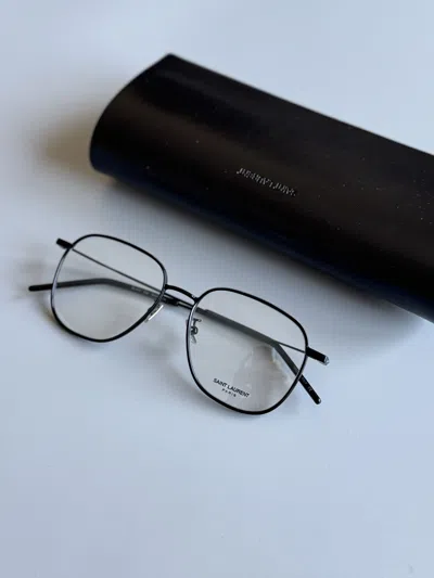 Pre-owned Hedi Slimane X Saint Laurent Paris Glasses In Black