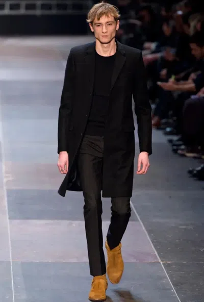 Pre-owned Hedi Slimane X Saint Laurent Paris Grail — Saint Laurent Fw13 Chesterfield In Black