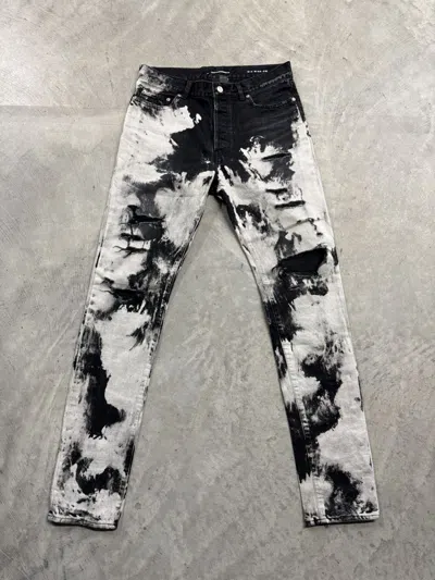Pre-owned Hedi Slimane X Saint Laurent Paris Ss/16 D13 Distressed Skinny Jeans