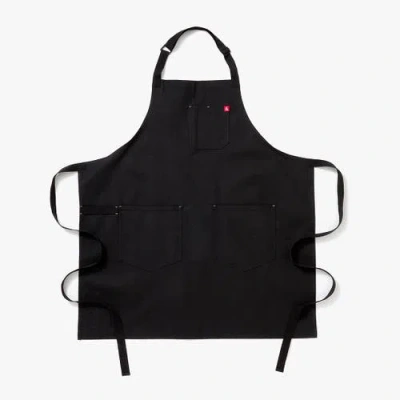 Hedley & Bennet T The Essential Apron In Caviar