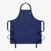 Hedley & Bennet T The Essential Apron In French Blue