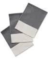 Hedley & Bennett Cotton Colorblocked Chef Towels, Set Of 3 In Blue