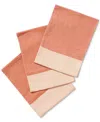 Hedley & Bennett Cotton Colorblocked Chef Towels, Set Of 3 In Red
