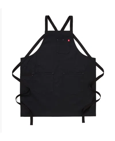 Hedley & Bennett Cotton Crossback Apron 33" In Black