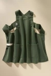 Hedley & Bennett Smock Apron In Green