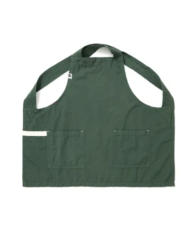 Hedley & Bennett Cotton Smock Apron 33" In Green