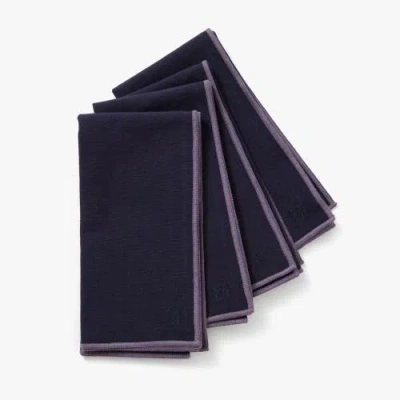 Hedley & Bennett Napkins In Blueberry