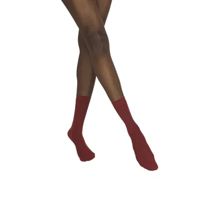 Hedoine Women's Red The Rib In Black