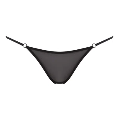 Hedonista Lingerie Women's Black String Thong