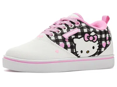 Heelys Hello Kitty Pro 20 (little Kid/big Kid) Girls Shoes White/black/pink : 3 Little Kid M, Canvas In Multi