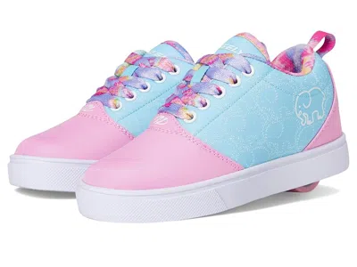 Heelys Ivory Ella Pro 20 (little Kid/big Kid/adults) Girls Shoes Light Blue/pink : 7 Big Kid (