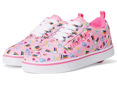 Heelys Pro 20 Prints Sneakers (little Kid/big Kid/adult) Girls Shoes Light Pink/pink/rainbow : 8 Big