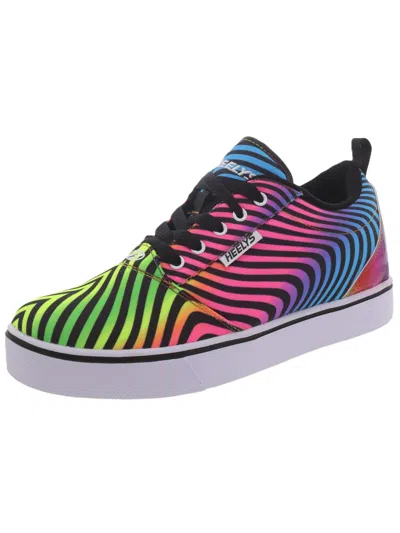 Heelys Pro 20 Prints Womens Canvas Lace-up Skate Shoes In Multi