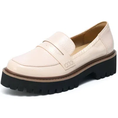 Heez Women's Platform Loafers In Ivory In Multi