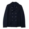 Hegarty Blue Men's Pea Coat - Navy In Blue