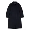 Hegarty Blue Women's Single Breasted Overcoat In Blue